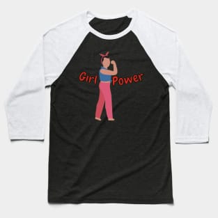 GIRL POWER Baseball T-Shirt